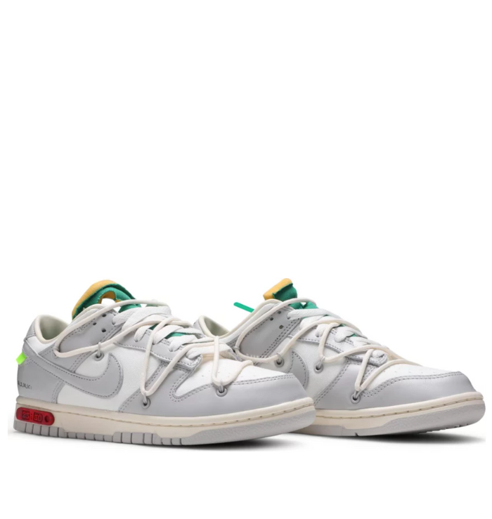 Nike Dunk Low Off-White Lot 25 front side view