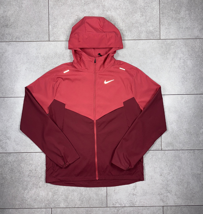 Nike windrunner red black best sale