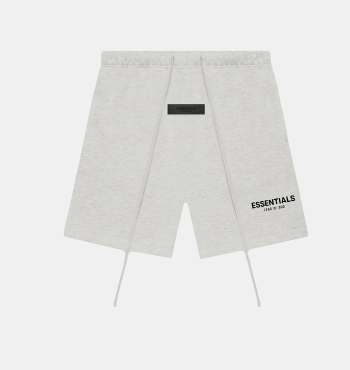 Fear of God Essentials Light Heather Oatmeal Shorts (SS22)