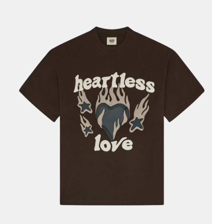 BPM 'Heartless Love' Mocha Brown T-Shirt