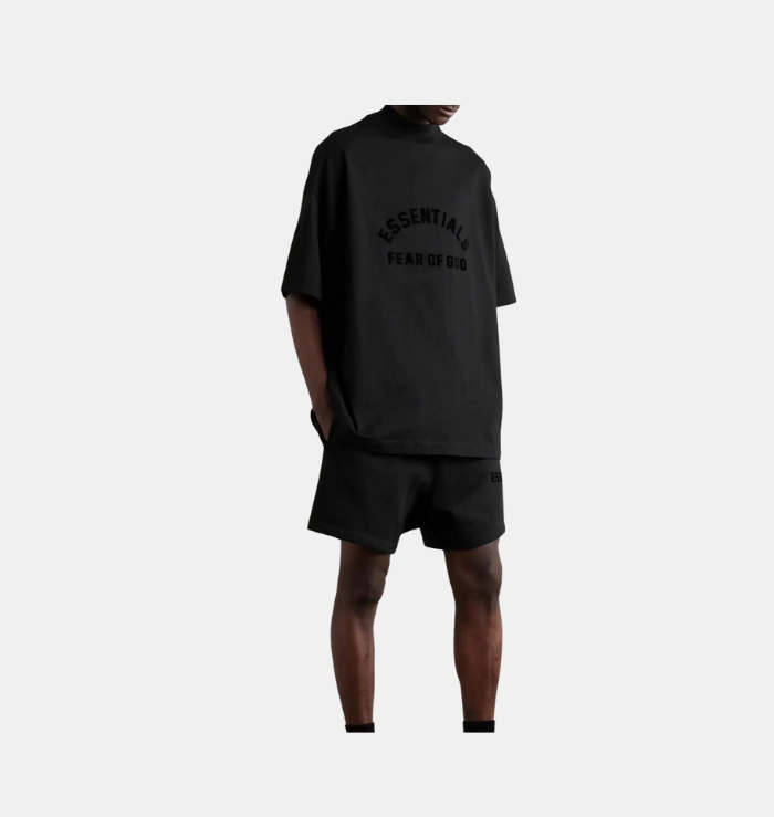 Fear of God Essentials Short Set Jet Black (Essential Collection)
