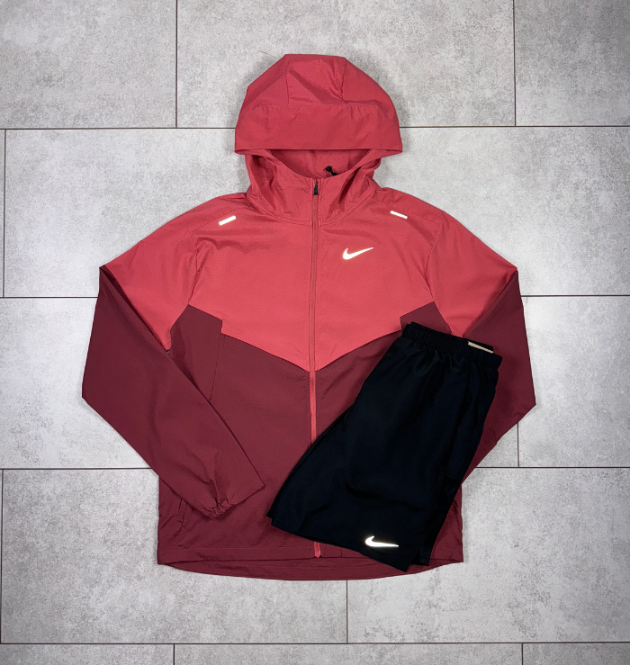 Nike Adobe Windrunner Jacket Black Short Set