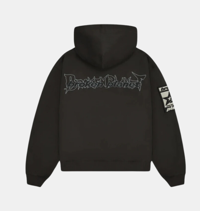 BPM 'Beware' Soot Black Hoodie