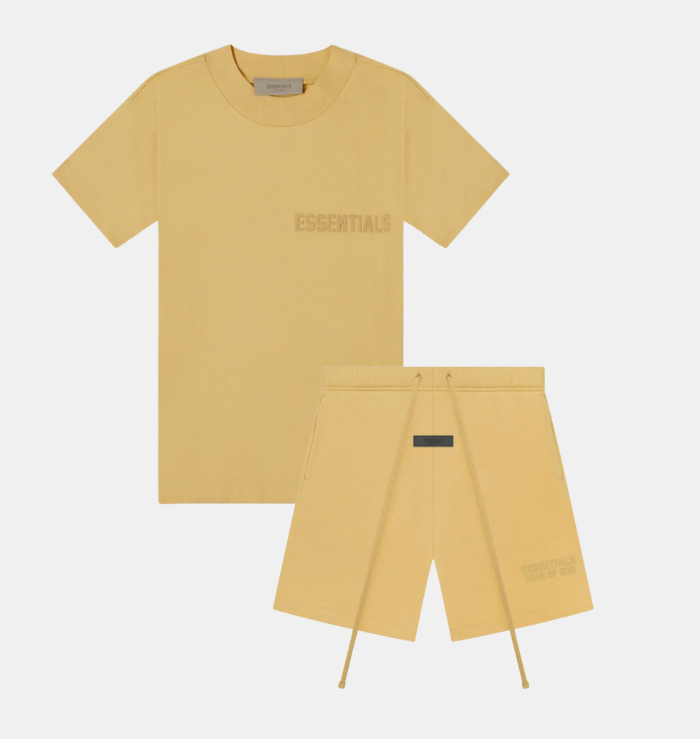 Fear of God Essentials Short Set Light Tuscan (SS23)