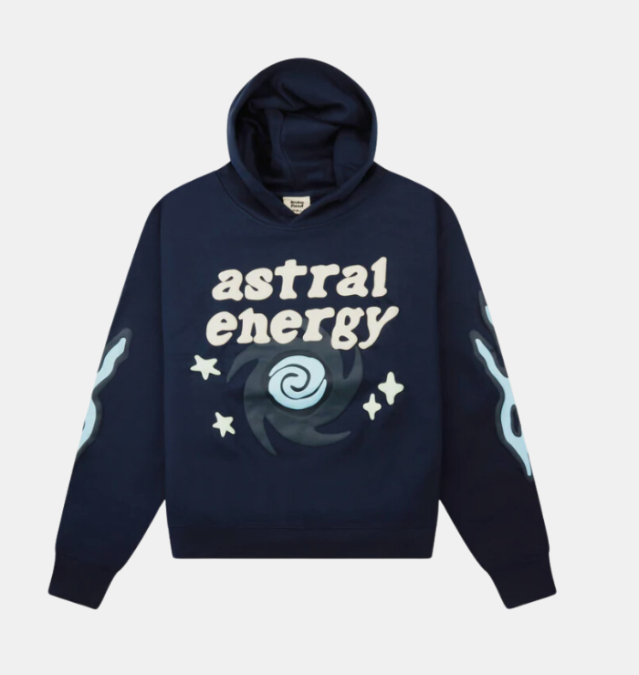 BPM 'Astral Energy' Outer Space Blue Hoodie