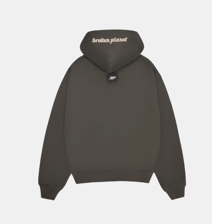 BPM Space Trails Beluga Grey Hoodie
