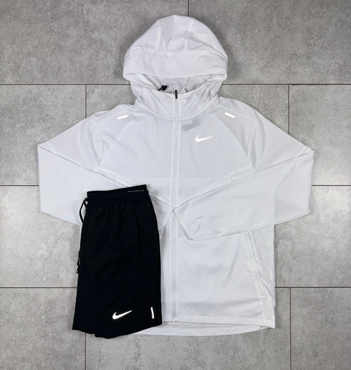 Nike white windbreaker online