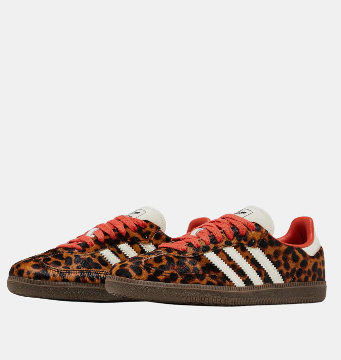 Adidas Samba OG Red Leopard