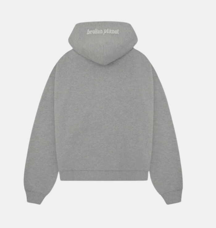 BPM Heather Grey Zip-Up Hoodie