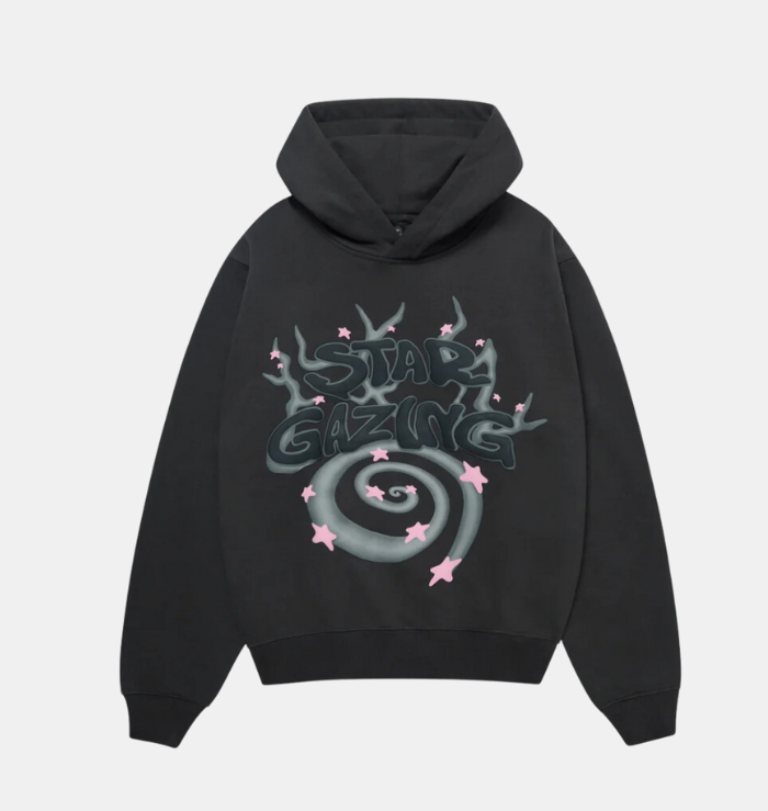 BPM 'Stargazing' Soot Black Hoodie