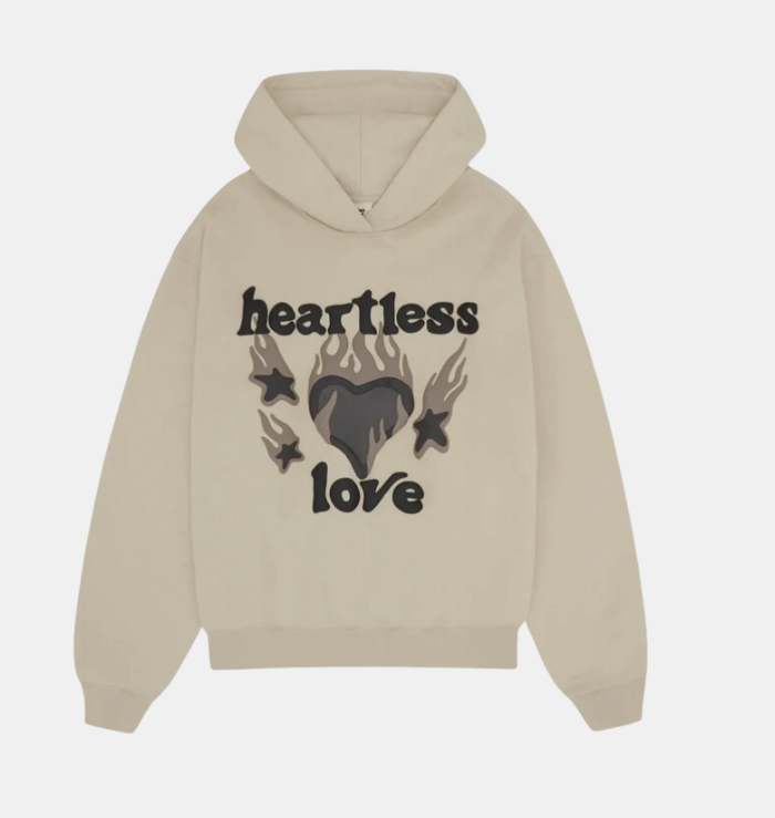 BPM 'Heartless Love' Bone White Hoodie