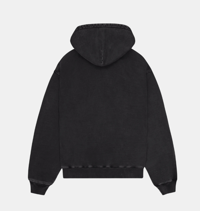 BPM Basics Washed Midnight Black Hoodie