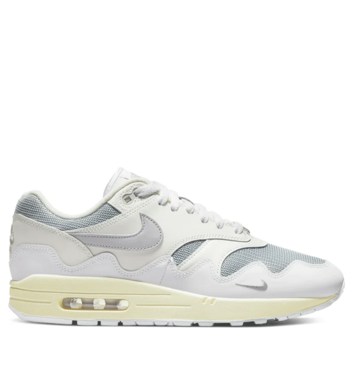 Nike x Patta Air Max 1 Waves Summit White side view