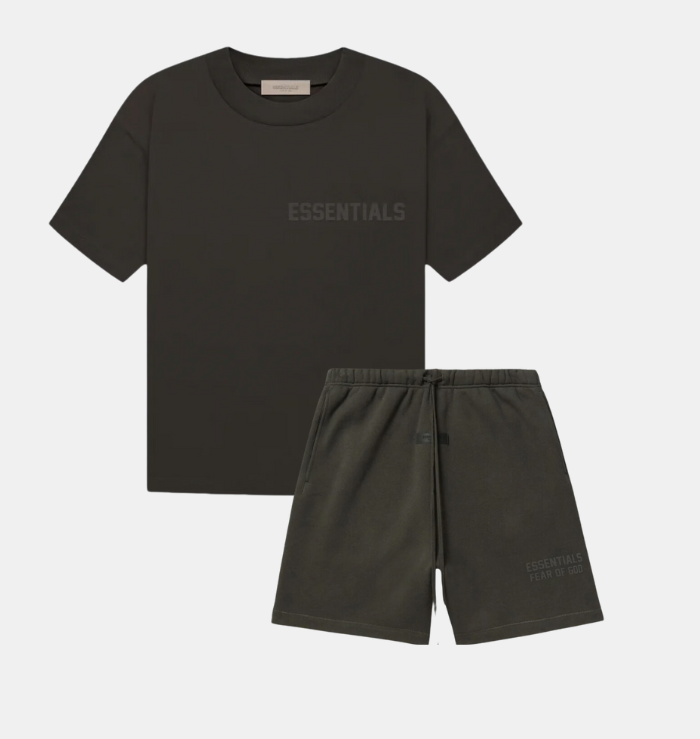 Fear of God Essentials Short Set Off Black (FW22)