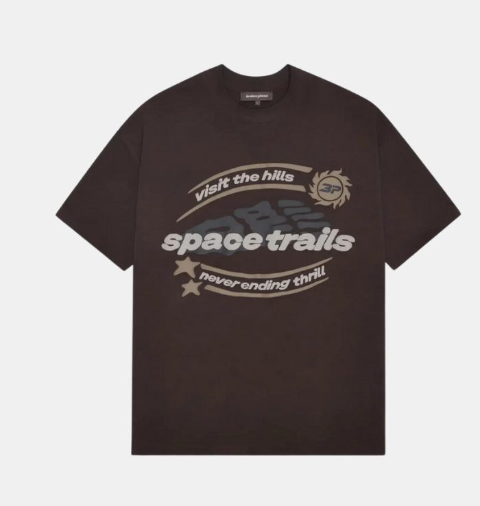BPM 'Space Trails' Mocha Brown T-Shirt