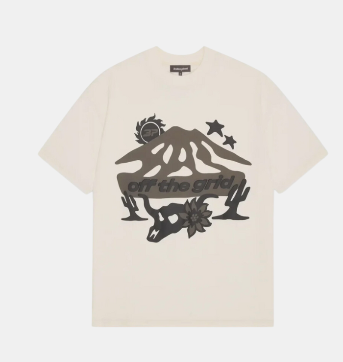 BPM 'Off The Grid' Vanilla White T-Shirt