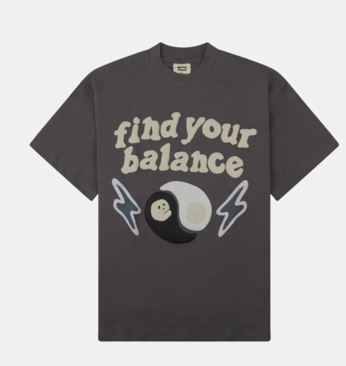 BPM 'Find Your Balance' Ash Grey T-Shirt