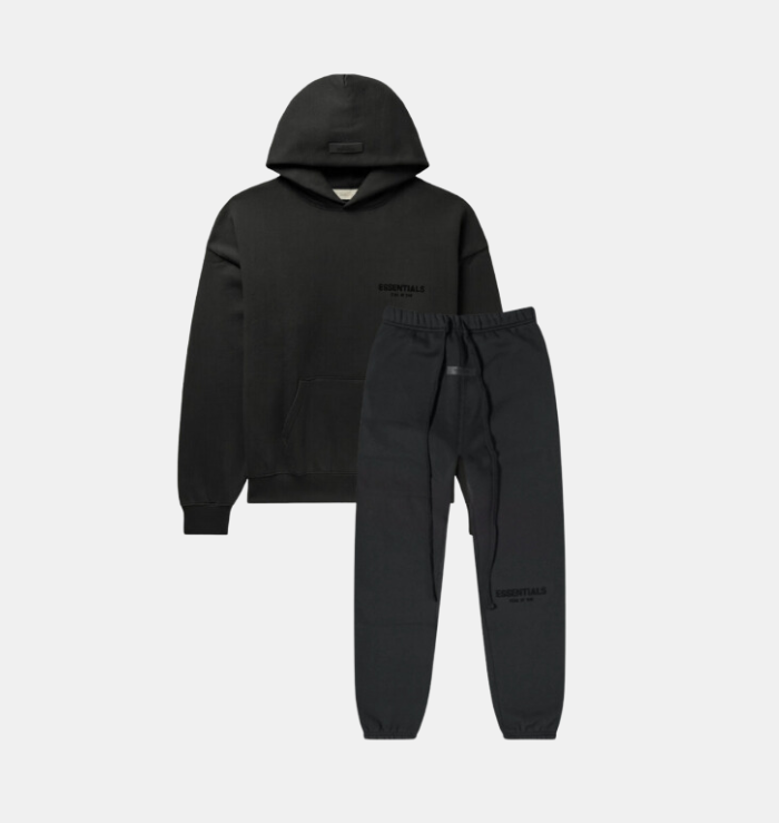 Fear of God Essentials Black Tracksuit (SS22)
