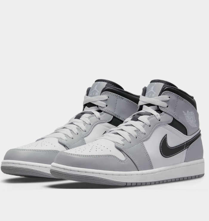 Nike Air Jordan 1 Mid Light Smoke Grey Anthracite