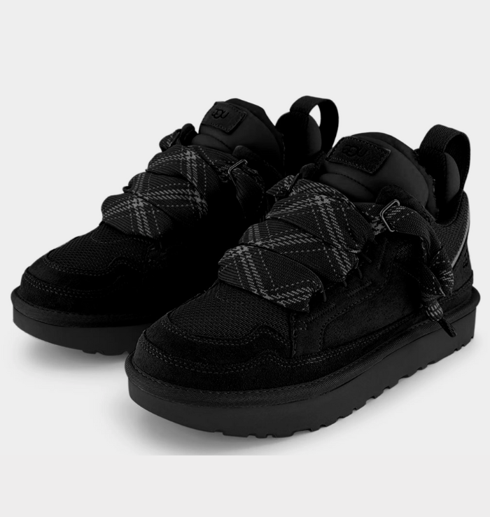 UGG Lowmel Lace Up Trainer Black