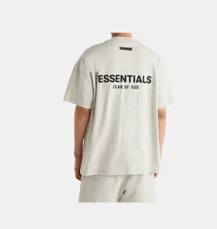 Fear of God Essentials T-Shirt Light Heather Oatmeal (SS22)