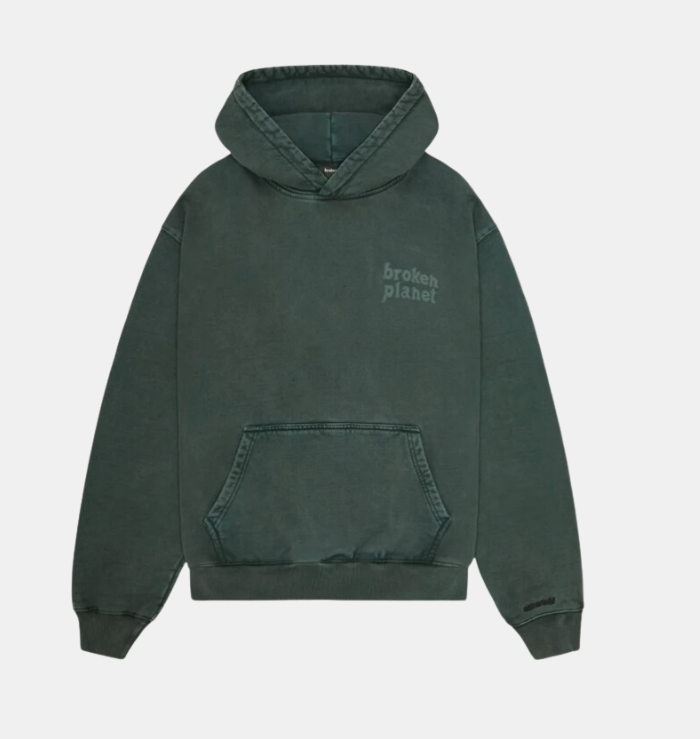BPM Basics Washed Emerald Green Hoodie