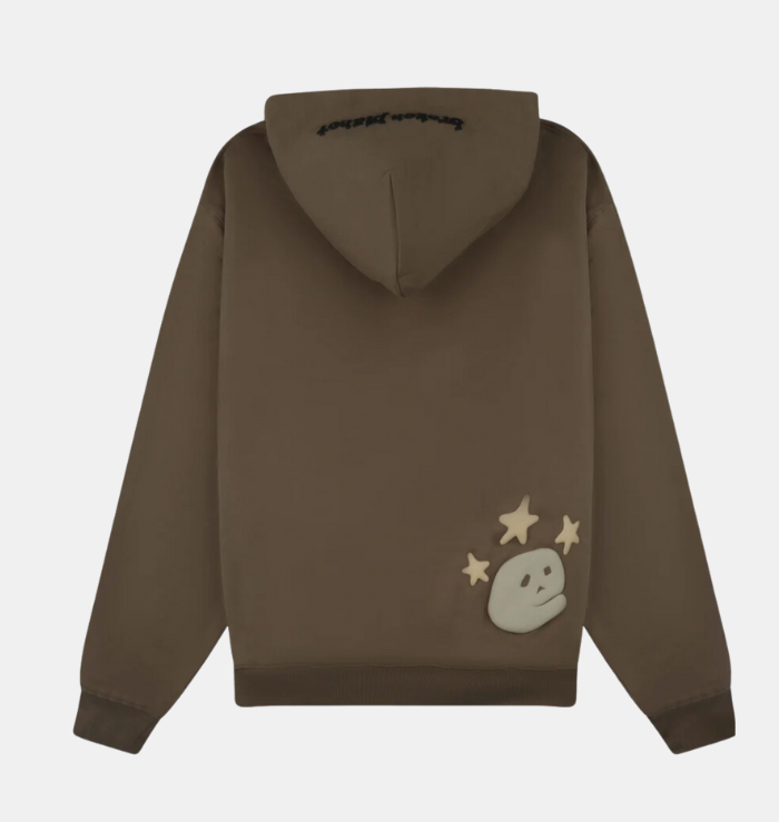 BPM 'Cosmic Peaks' Cinder Brown Hoodie