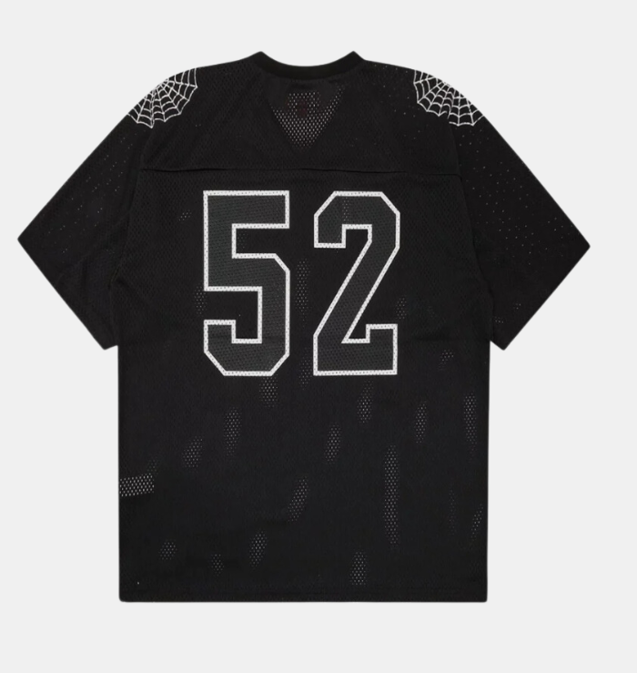 Supreme Spiderweb Black Football Jersey