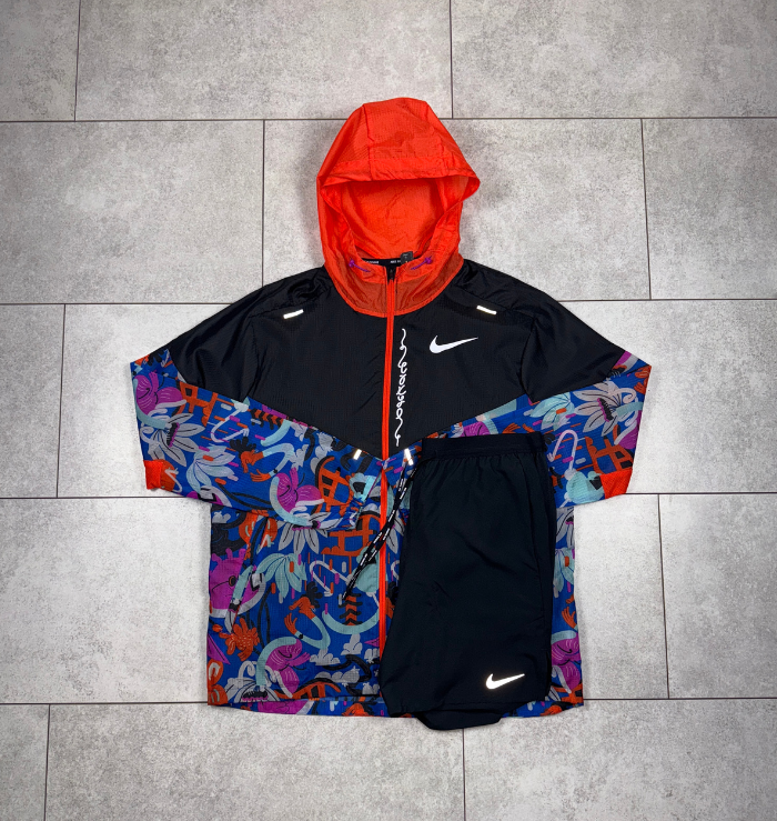 Nike Tokyo Windrunner Jacket & Black Short Set Nike Tokyo Windrunner Jacket & Black Short Set