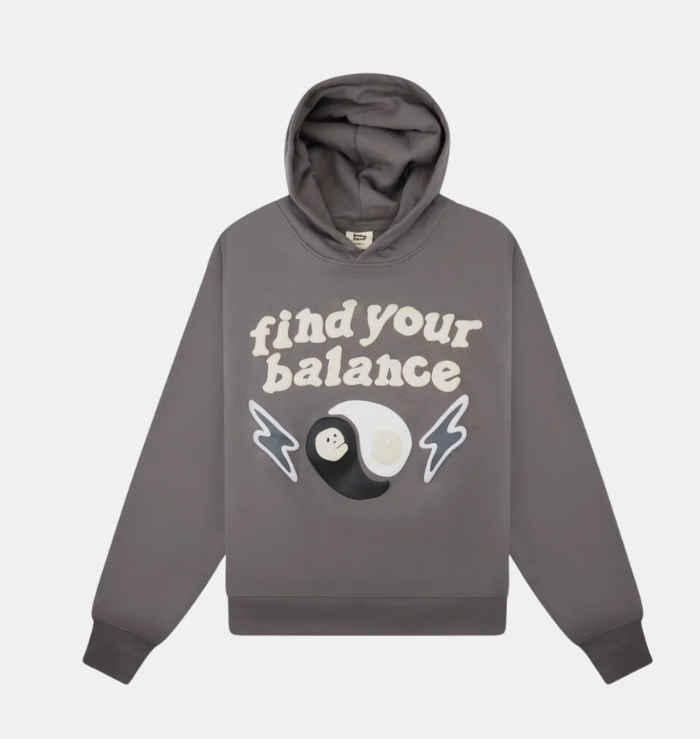 BPM 'Find Your Balance' Ash Grey Hoodie