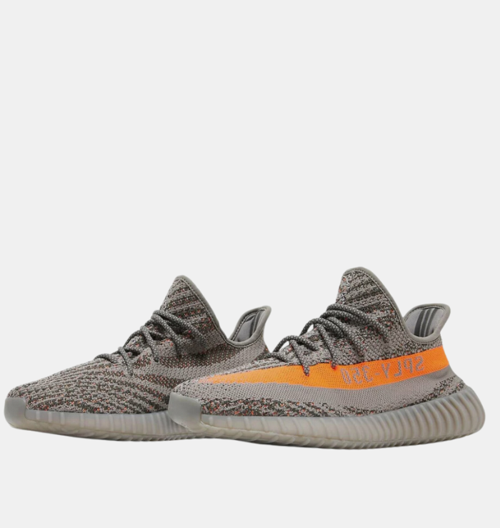 Pair of Adidas Yeezy Boost 350 V2 Beluga Reflective trainers