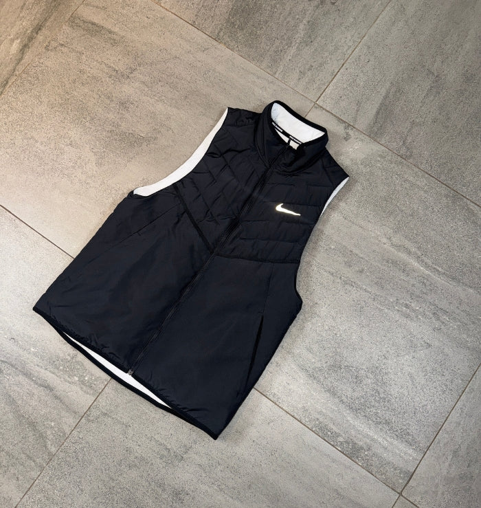 Back view of Nike AeroLayer Black Gilet