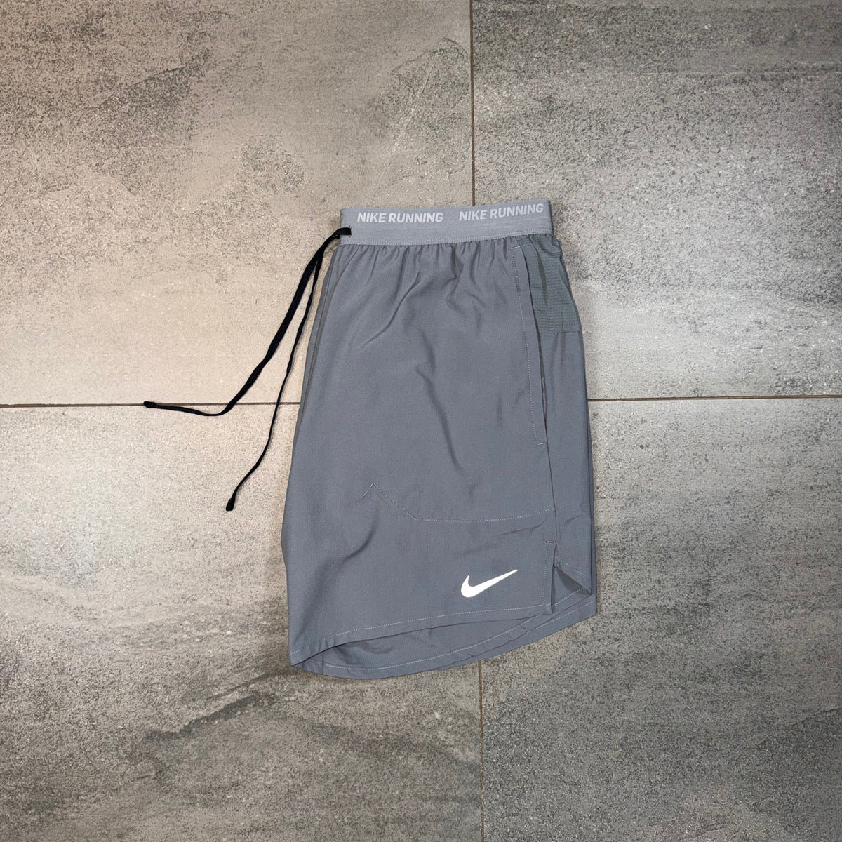Nike Flex Stride men's running shorts in Grey