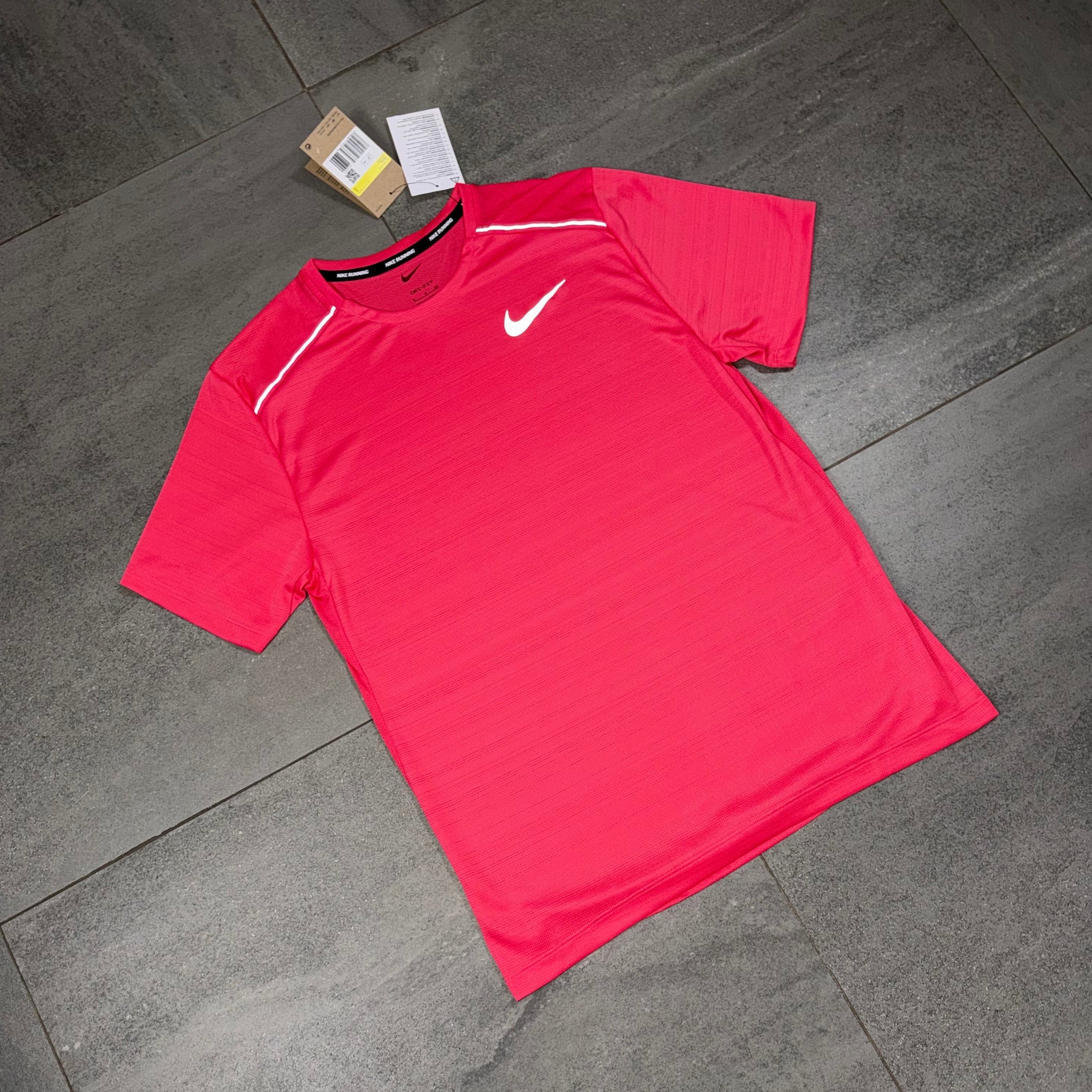 Nike Miler 1.0 Aster Pink men's running T-shirt