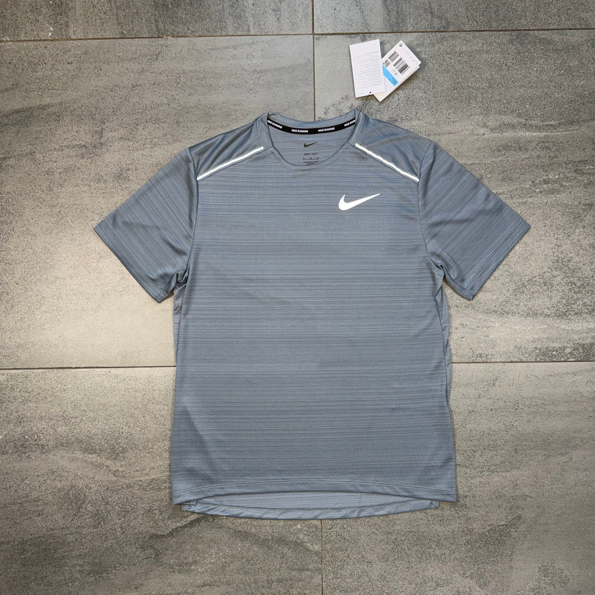 Nike Miler 1.0 T-Shirt in Cool Grey