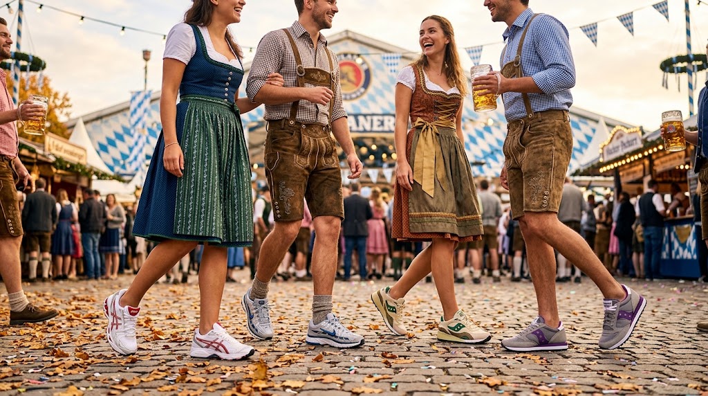 What to Wear to Oktoberfest: Styling ASICS, Nike P-6000 & Saucony for Autumn