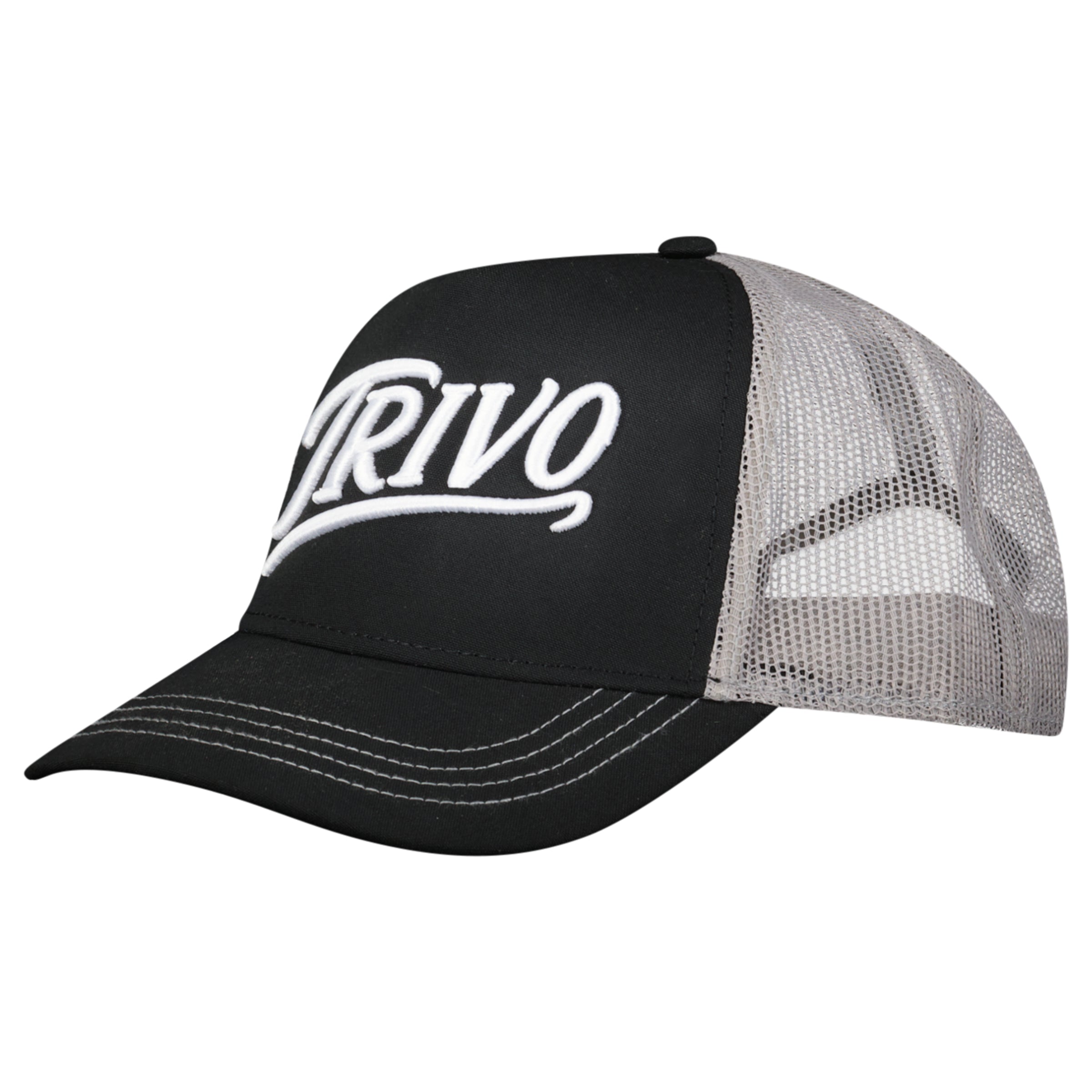 SIGNATURE TRUCKER CAP BLACK GREY