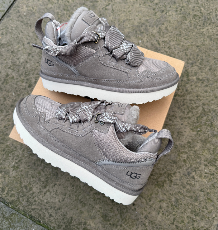 UGG Lowmel Lace Up Trainer Smoke Plume