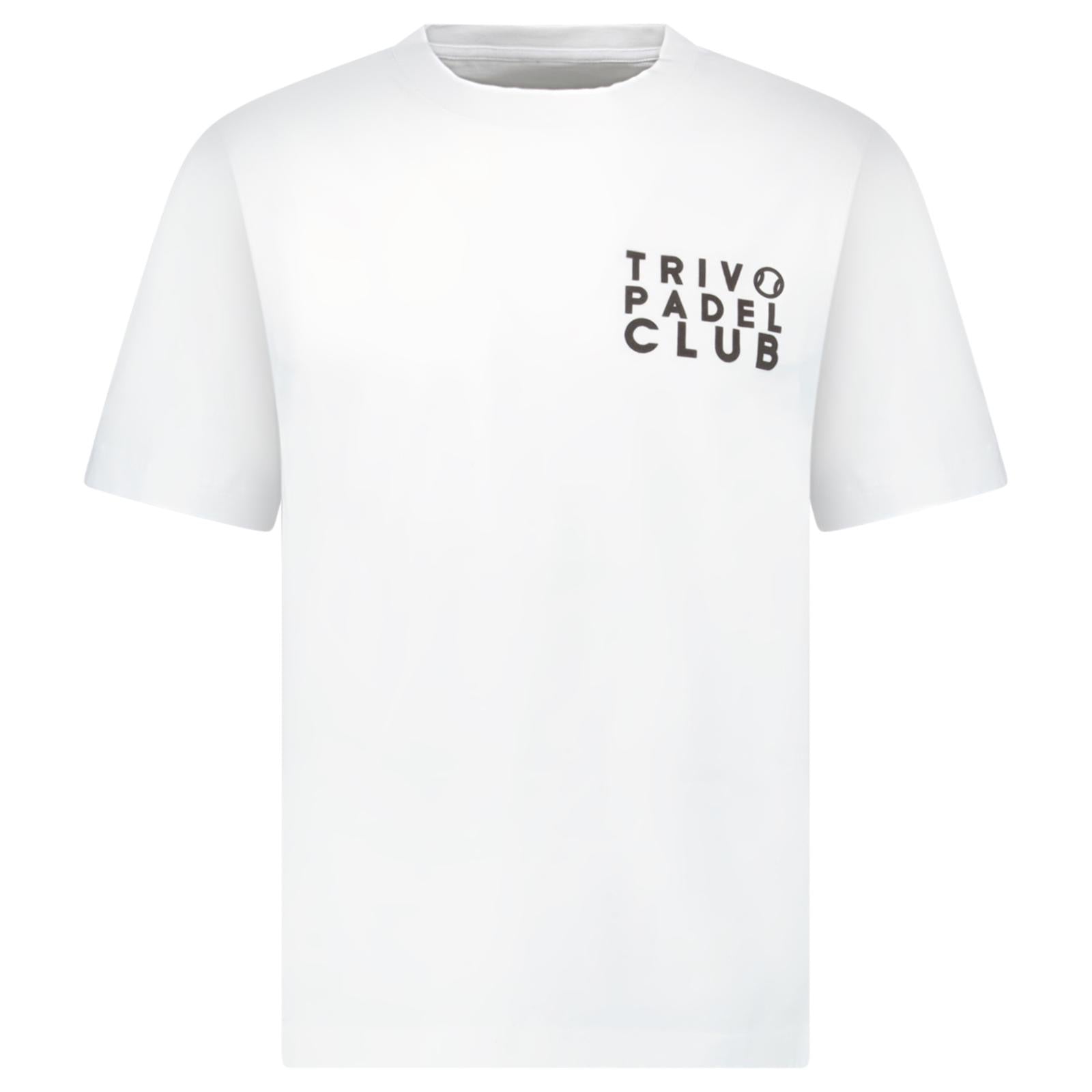 PADEL CLUB T-SHIRT WHITE BLACK