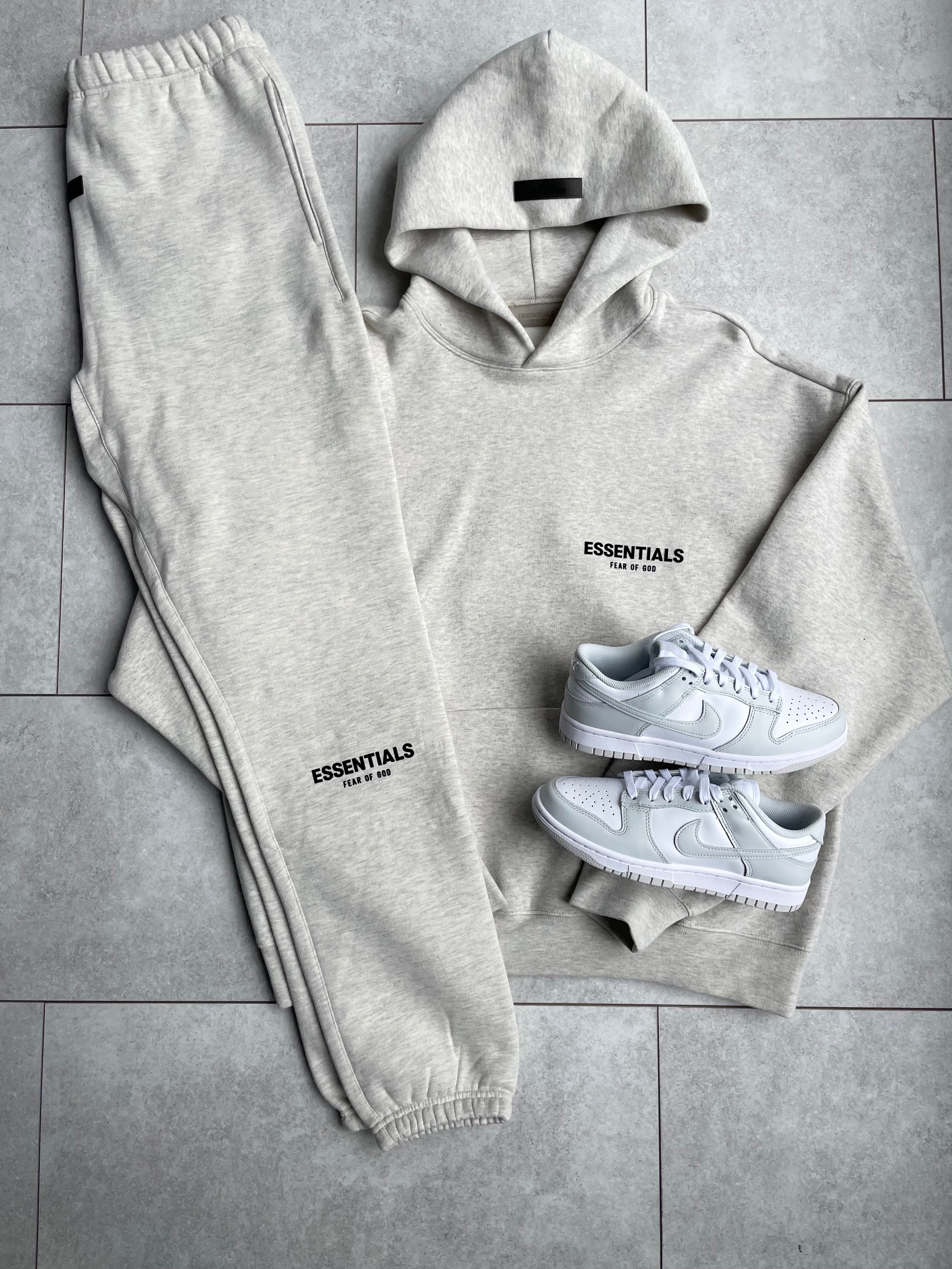 Fear of God Essentials Tracksuit 'Light Oatmeal' (SS22)