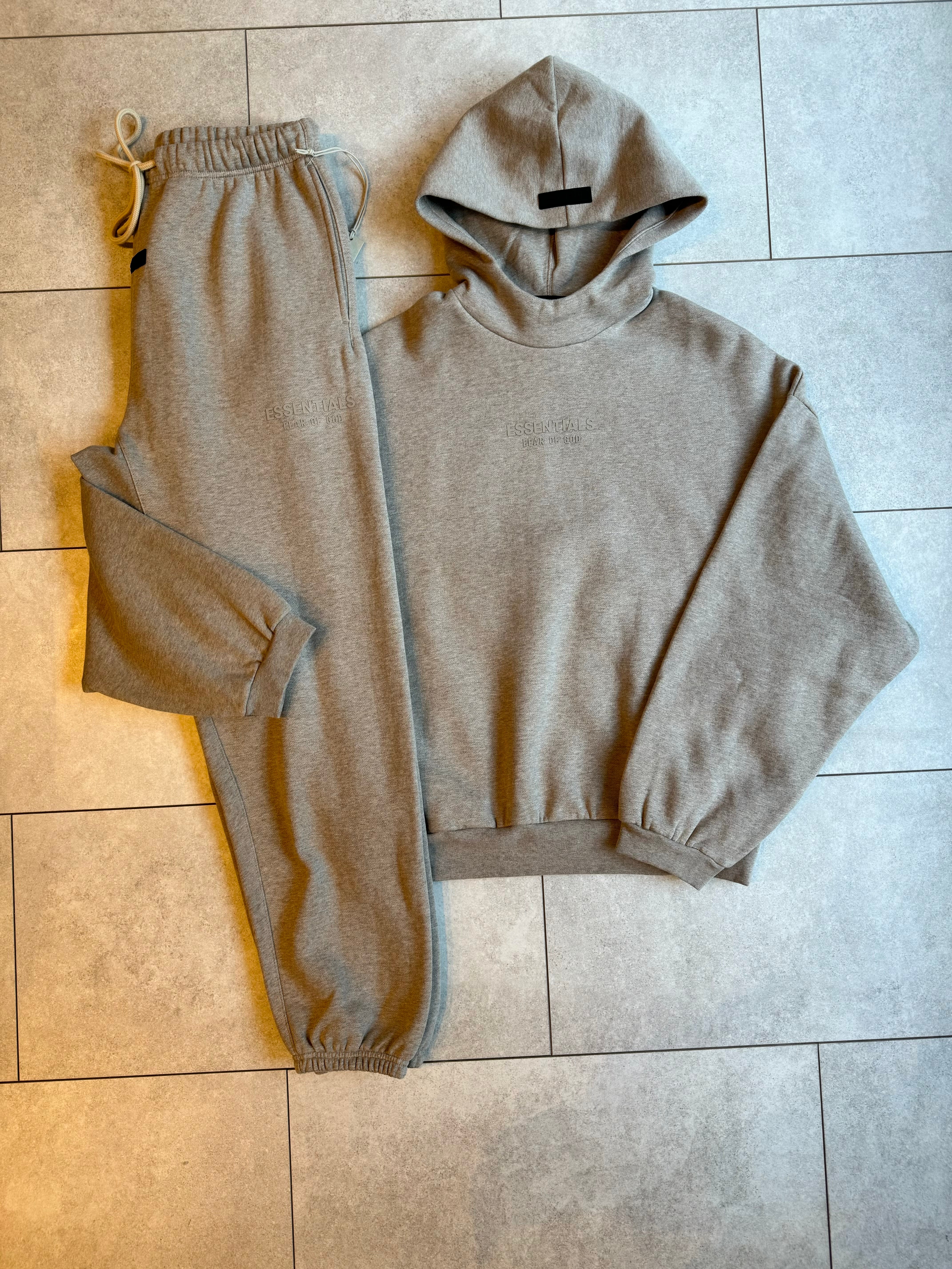 Fear of God Essentials Core Heather Tracksuit (FW23)