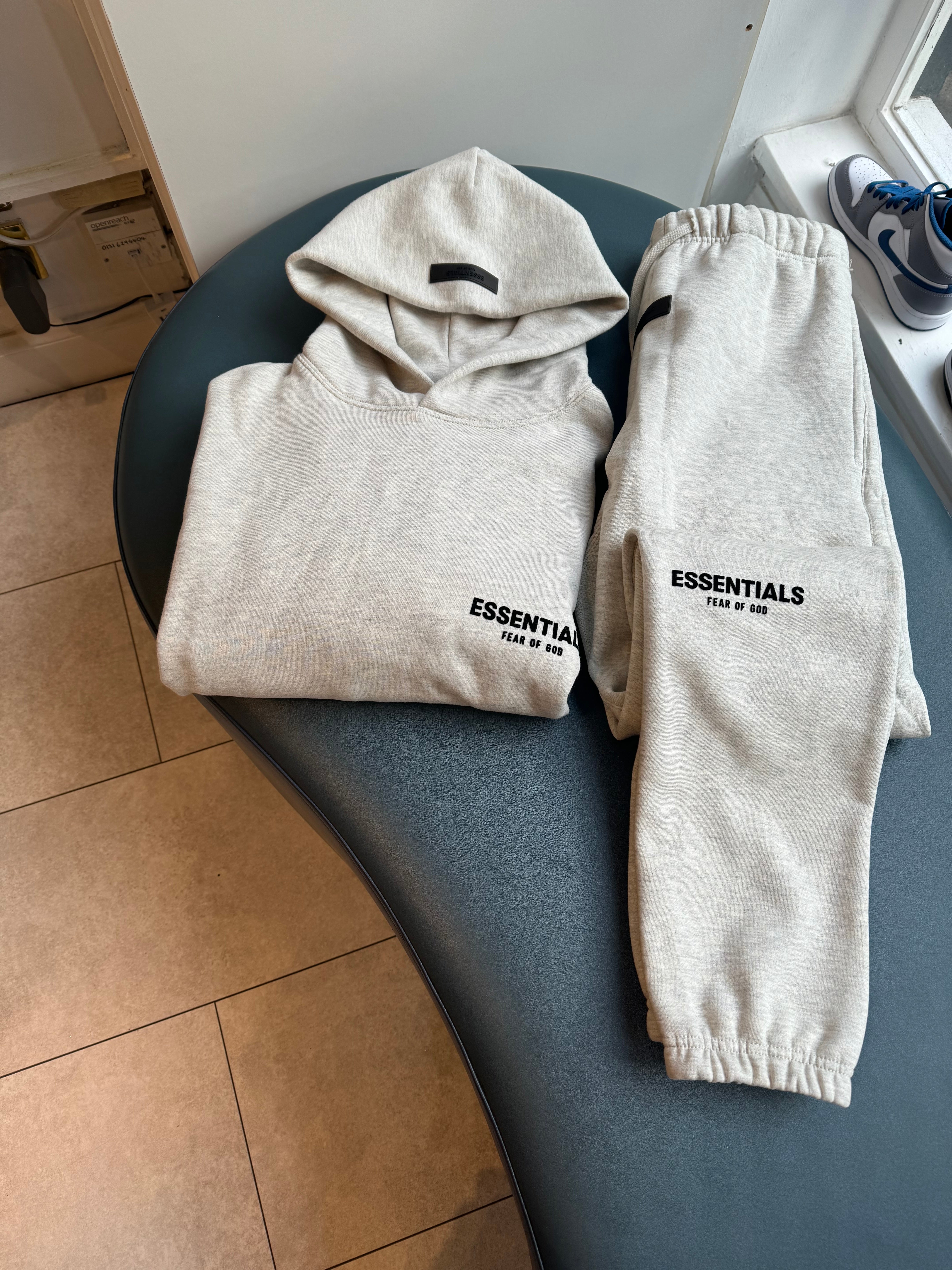 Fear of God Essentials Tracksuit 'Light Oatmeal' (SS22)