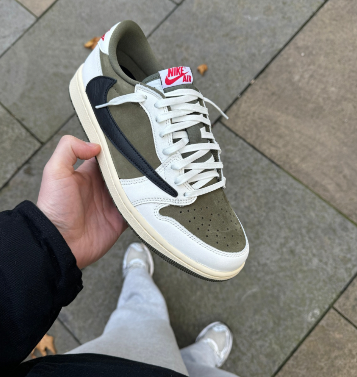 Nike Air Jordan 1 Low OG x Travis Scott Medium Olive