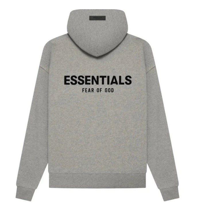 Fear of God Essentials Hoodie 'Dark Heather Oatmeal' (SS22