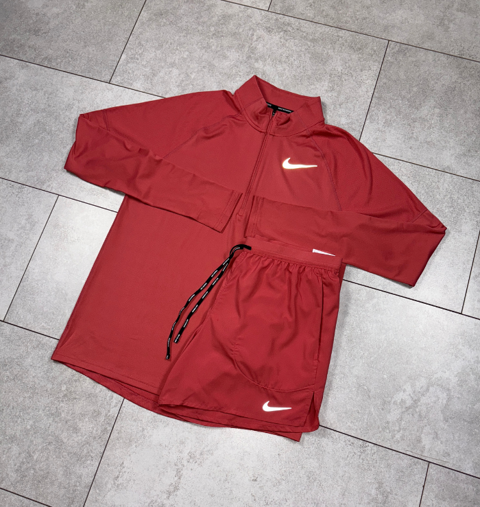 Nike 1/4 Adobe Running Top & Adobe Shorts Set