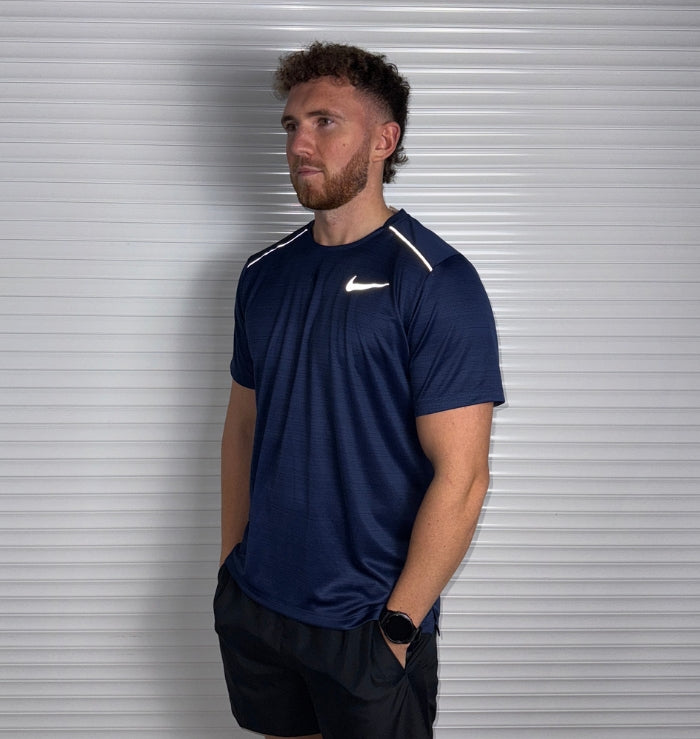 Nike Miler & Flex Shorts Set 'Midnight Navy/Black'