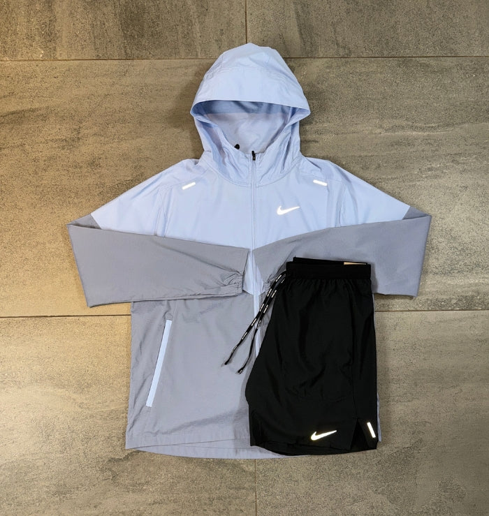 Nike Windrunner & Flex Shorts Set 'Cobalt Bliss/Black'