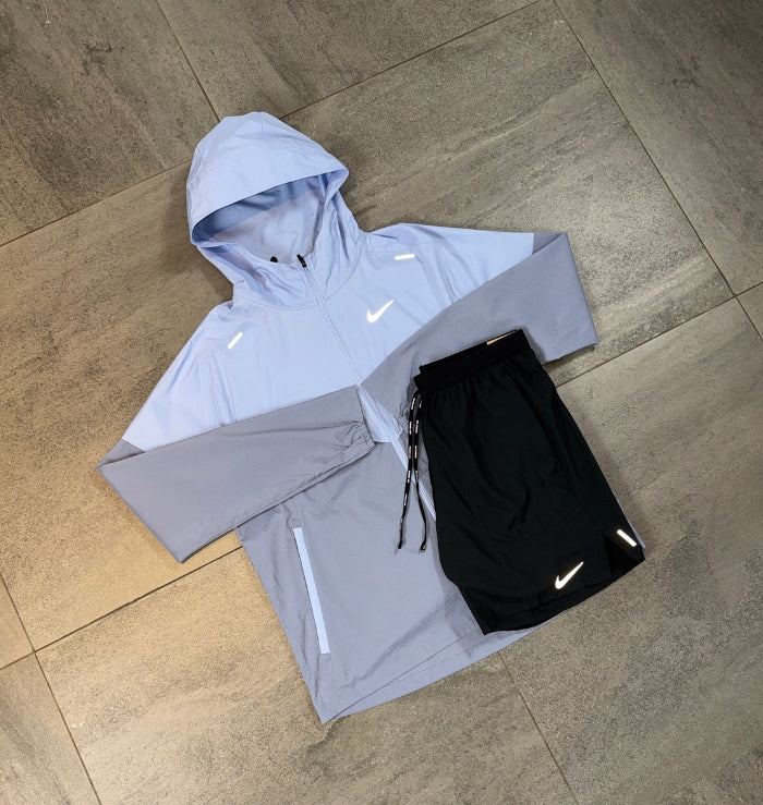 Nike Windrunner & Flex Shorts Set 'Cobalt Bliss/Black'