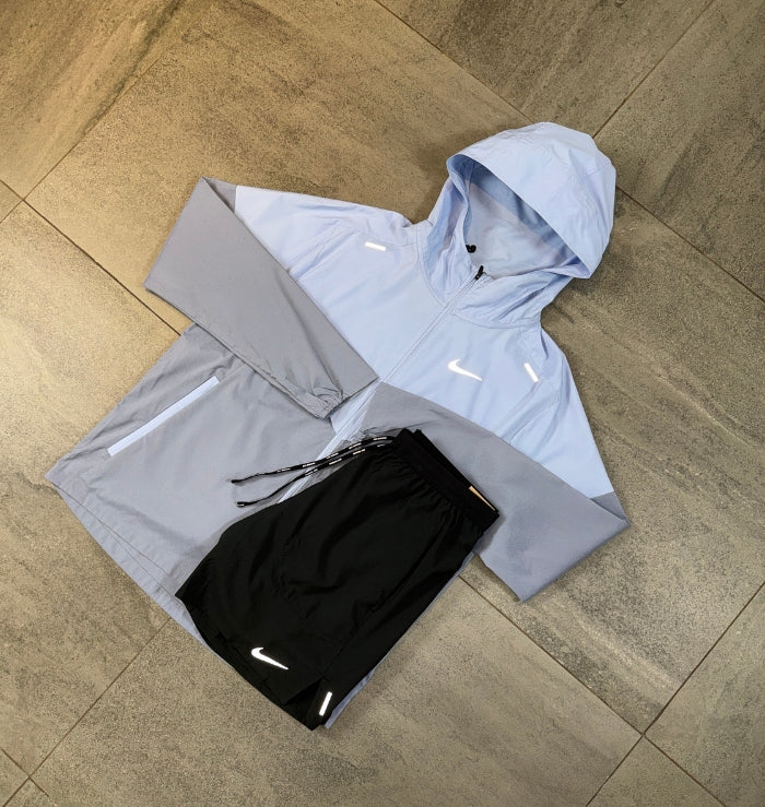 Nike Windrunner & Flex Shorts Set 'Cobalt Bliss/Black'