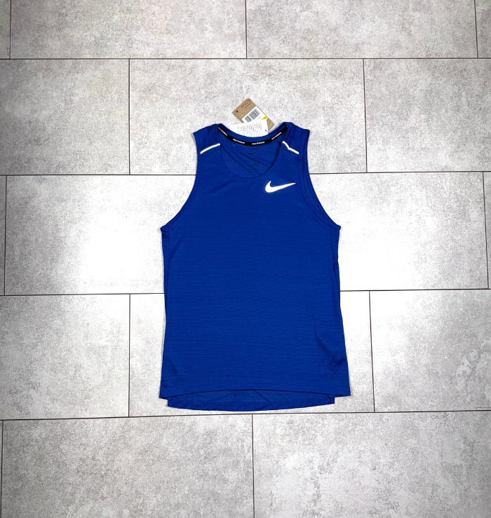 Nike Miler Royal Blue Vest & Royal Blue Short Set